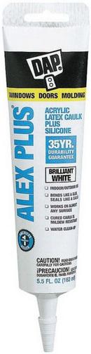 5.5 oz. Acrylic Latex Caulk in White