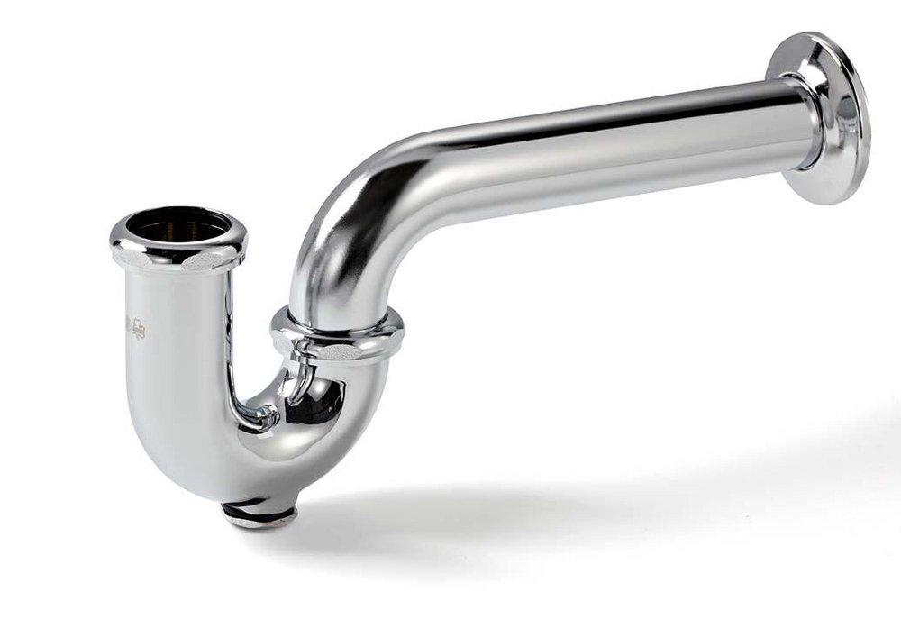 McGuire Manufacturing Chrome Plated Cast Brass P-Trap 