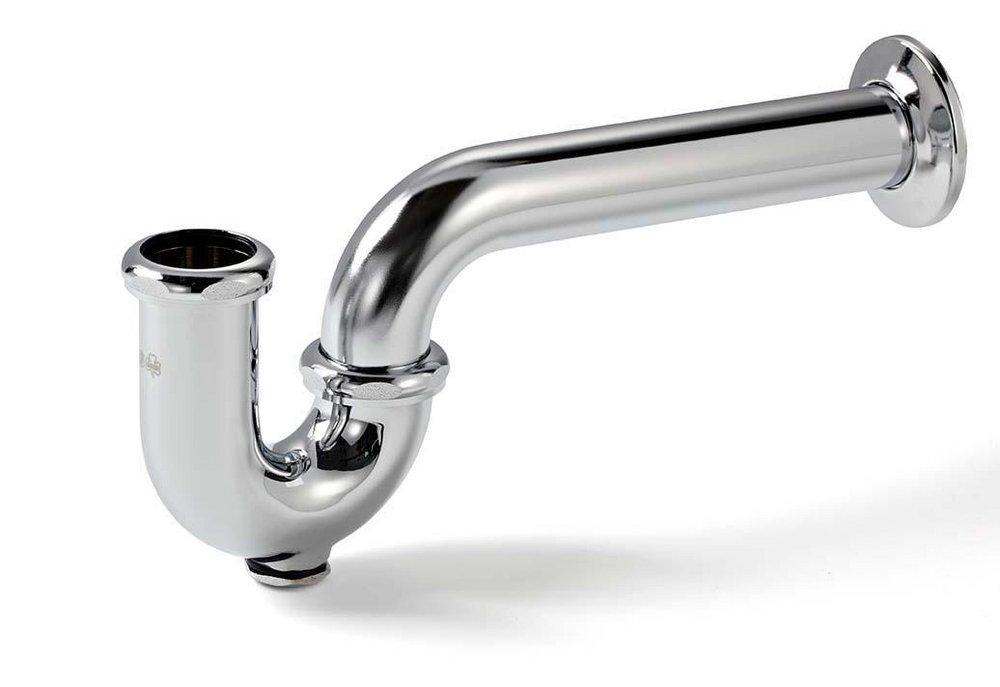 McGuire Manufacturing Chrome Plated Cast Brass P-Trap 