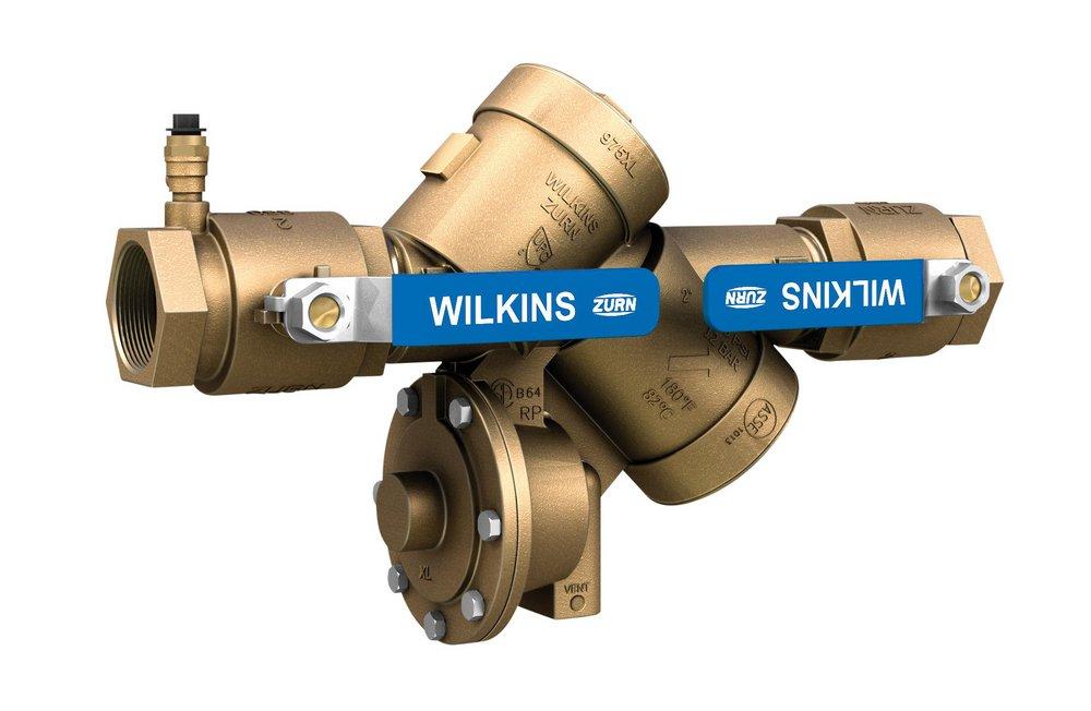 Zurn Wilkins Cast Bronze 300L Cast Bronze and Stainless Steel FNPT 175 psi Backflow Preventer 