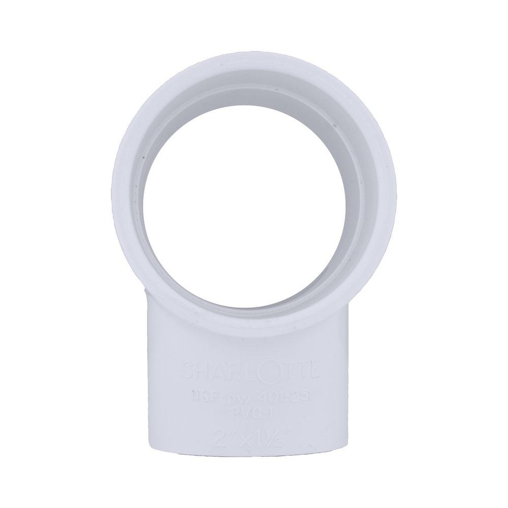 White PVC Schedule 40 Tee 