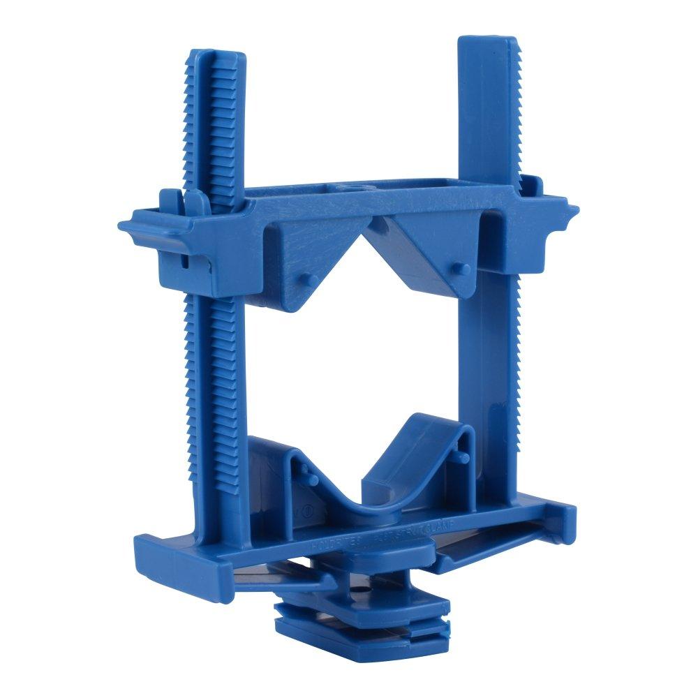 HoldRite&trade; Medium Blue Plastic Strut Pipe Clamp in Medium Blue 