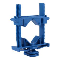 1 - 2 in. Plastic Strut Pipe Clamp in Medium Blue