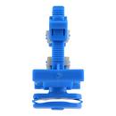 HoldRite™ Medium Blue Plastic Strut Pipe Clamp in Medium Blue 