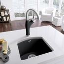 BLANCO Anthracite 15 x 15 in. 1 Hole Drop-in and Undermount Granite Bar Sink 