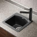BLANCO Anthracite 15 x 15 in. 1 Hole Drop-in and Undermount Granite Bar Sink 