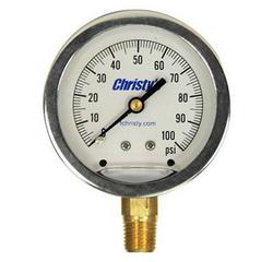2-1/2 in. 15 psi Liquid Filled Pressure Gauge