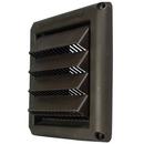 Deflecto Brown 6 in. Brown Louvered Hood 