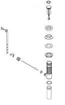 KOHLER Brushed Bronze Drain with Overflow Bathroom Sink Drain 