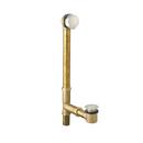 American Standard Brushed Nickel 18-1/2 in. Brass Toe-Tap Drain 