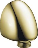 1/2 in. FNPT x NPSM Solid Brass Elbow in Brilliance® Polished Brass