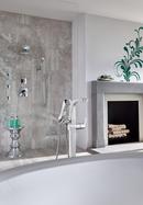 Delta Faucet Polished Chrome 1/2 in. FNPT x MNPSM Solid Brass Elbow 