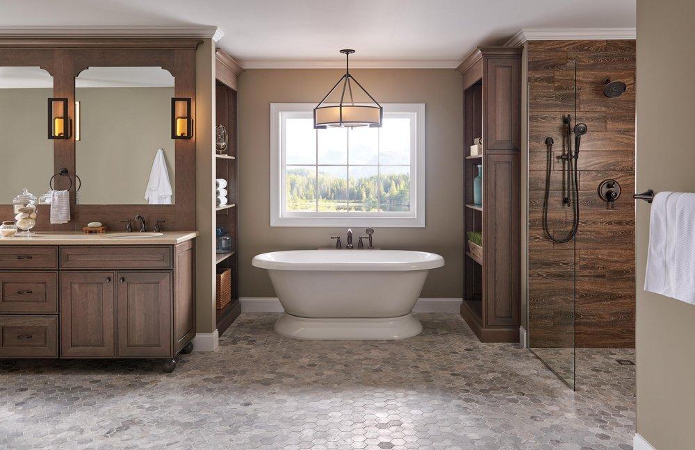 Delta Faucet Venetian Bronze 1/2 in. FNPT x MNPSM Solid Brass Elbow 