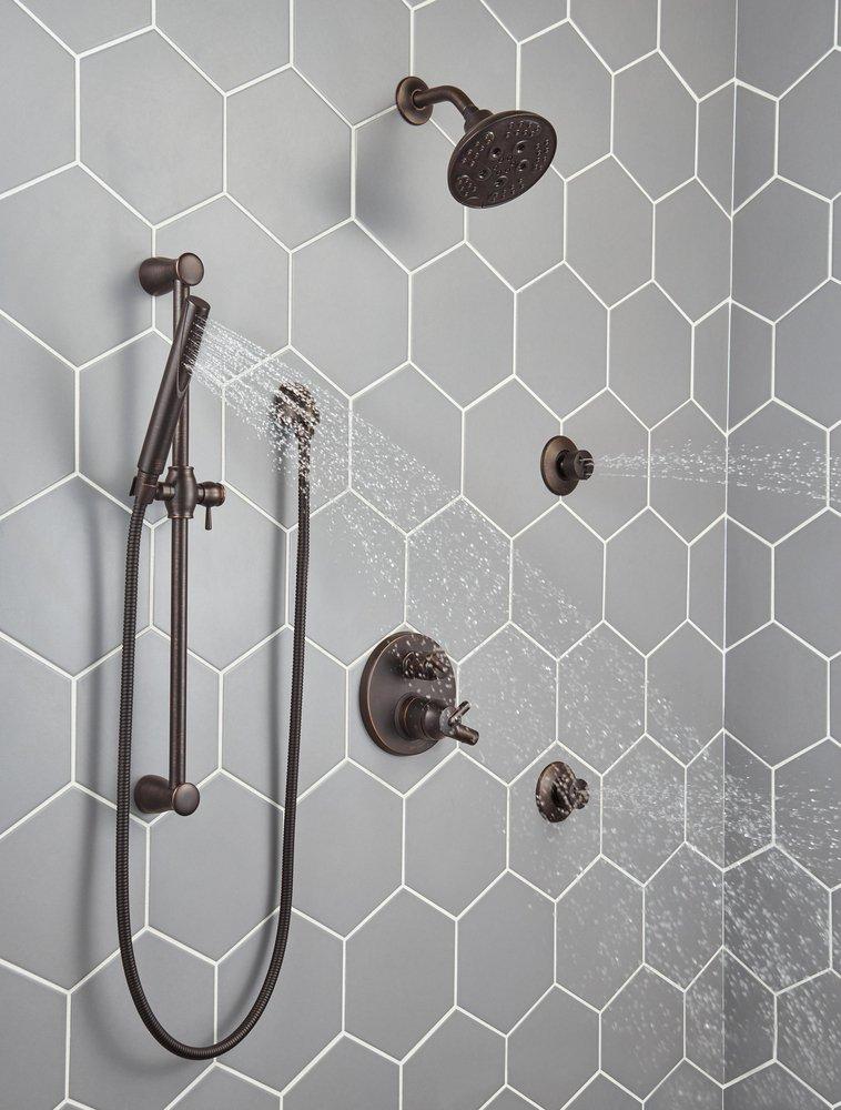 Delta Faucet Venetian Bronze 1/2 in. FNPT x MNPSM Solid Brass Elbow 