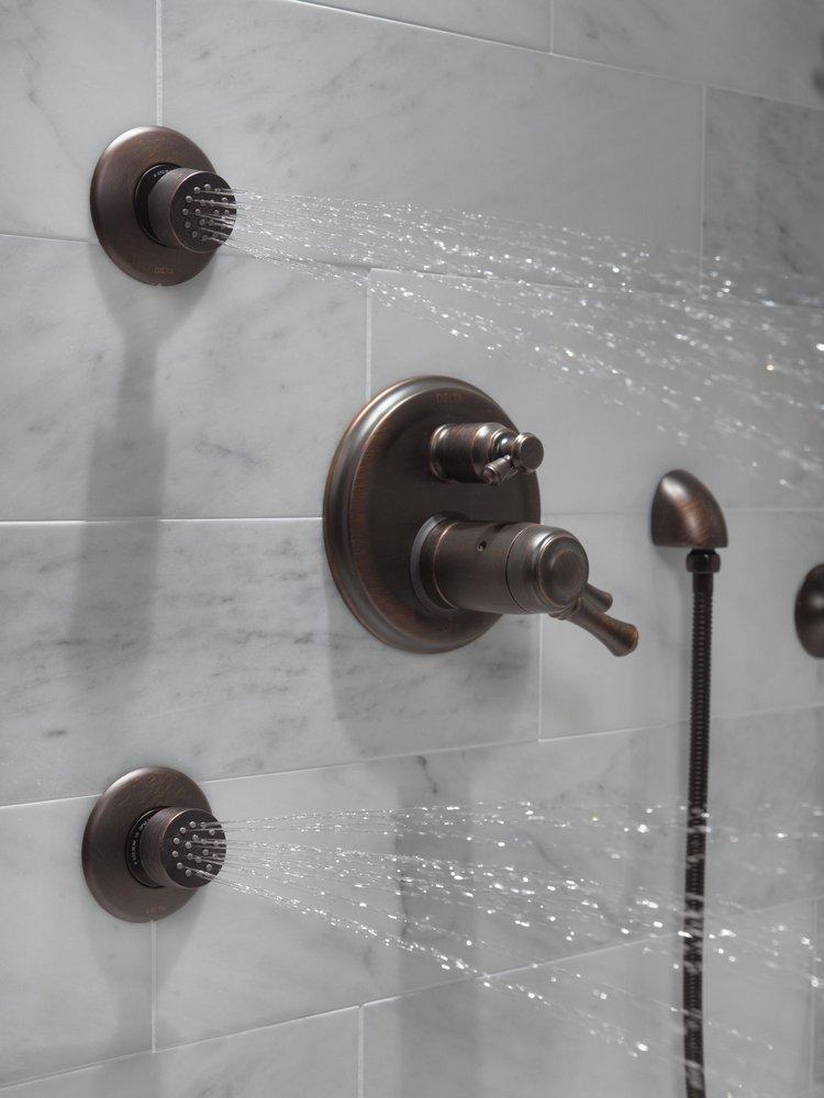 Delta Faucet Venetian Bronze 1/2 in. FNPT x MNPSM Solid Brass Elbow 