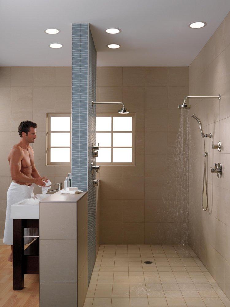 Delta Faucet Brilliance&reg; Stainless 1/2 in. FNPT x MNPSM Solid Brass Elbow 