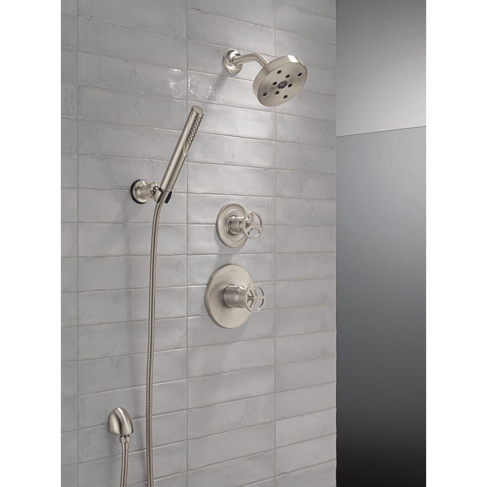 Delta Faucet Stainless 1/2 in. FNPT x MNPSM Solid Brass Elbow 