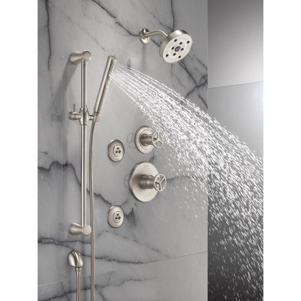 Delta Faucet Stainless 1/2 in. FNPT x MNPSM Solid Brass Elbow 