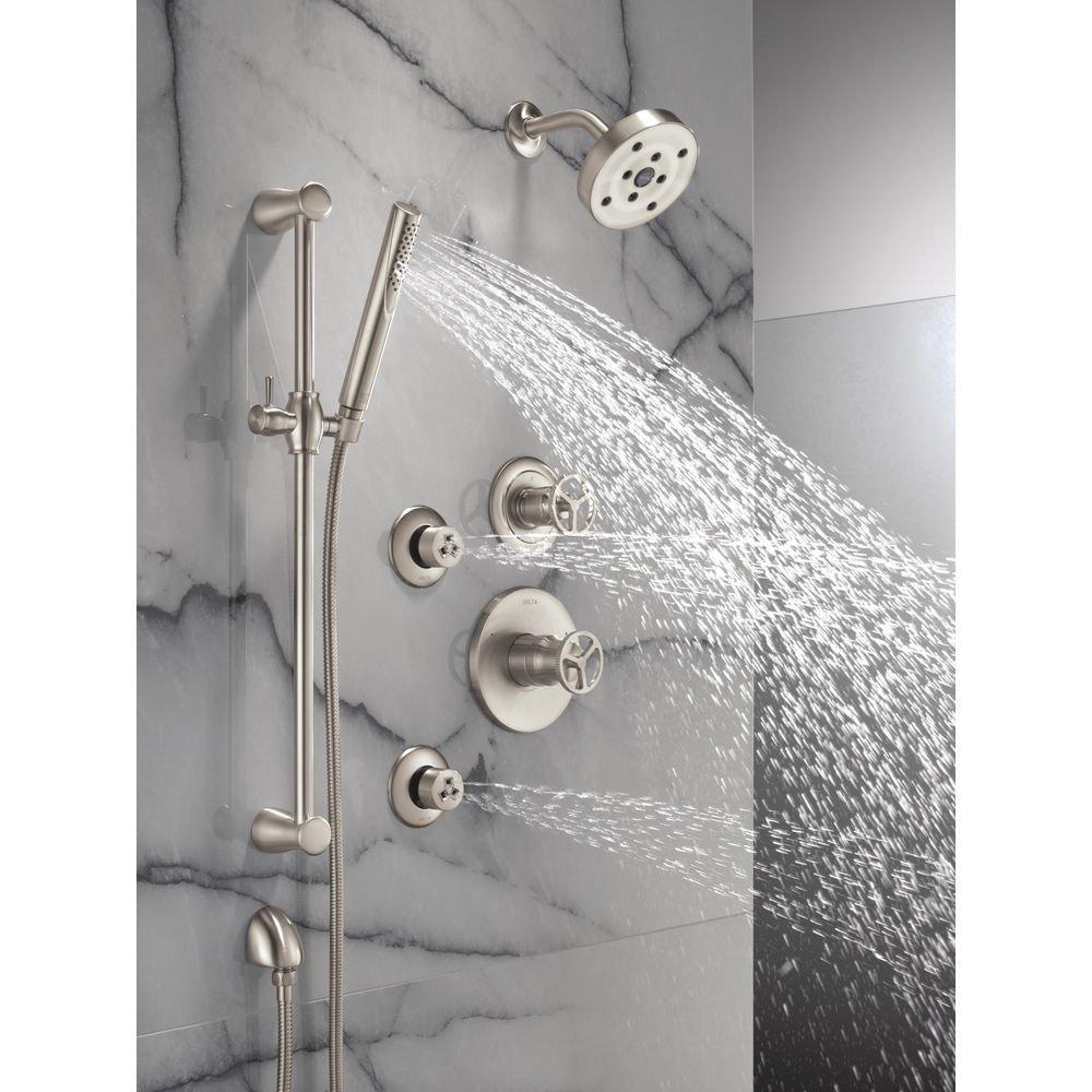 Delta Faucet Stainless 1/2 in. FNPT x MNPSM Solid Brass Elbow 