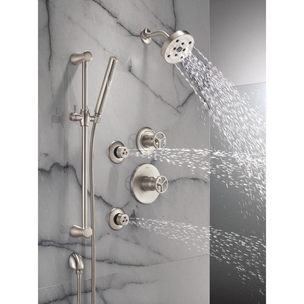 Delta Faucet Stainless 1/2 in. FNPT x MNPSM Solid Brass Elbow 