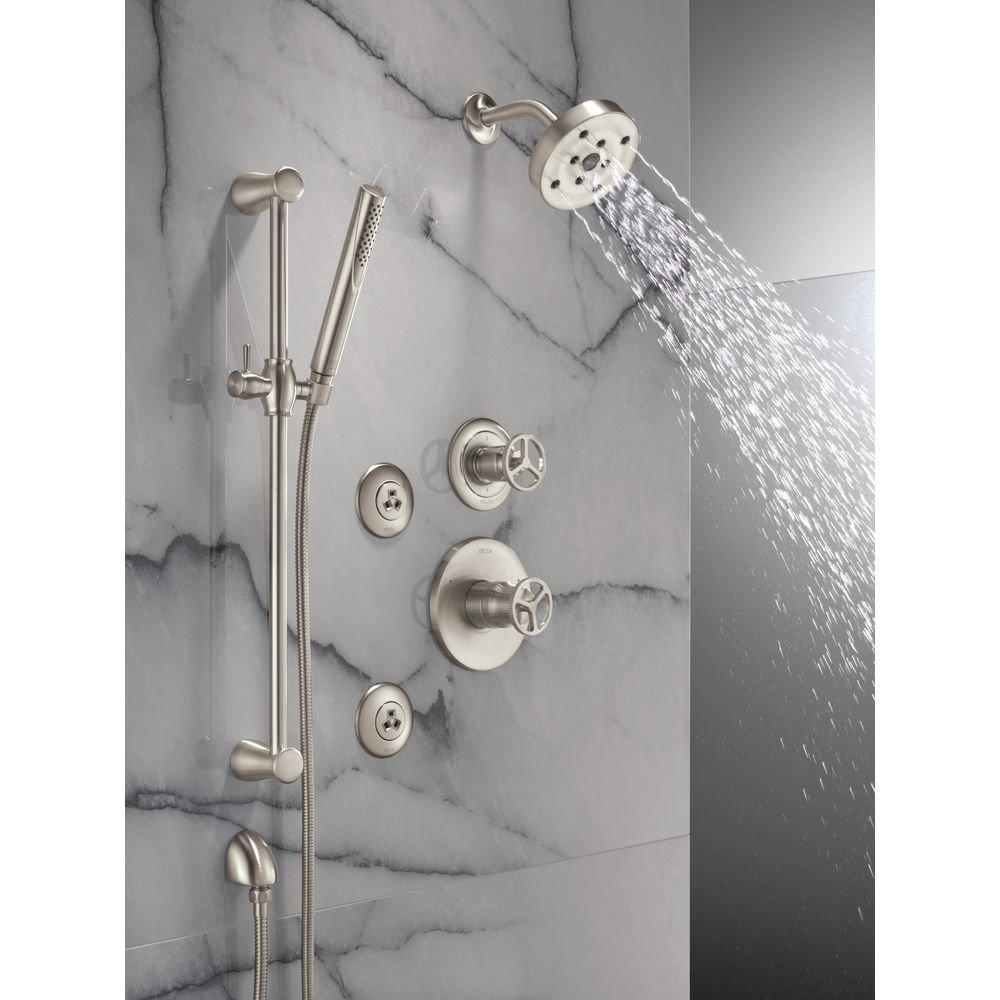 Delta Faucet Stainless 1/2 in. FNPT x MNPSM Solid Brass Elbow 