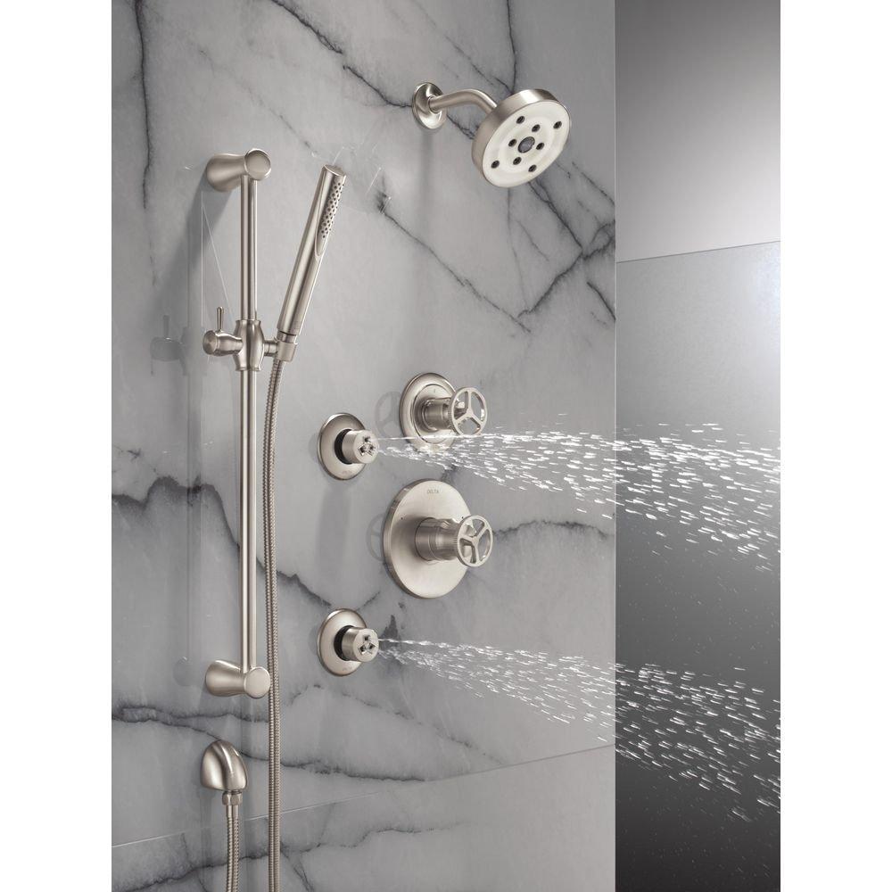 Delta Faucet Stainless 1/2 in. FNPT x MNPSM Solid Brass Elbow 