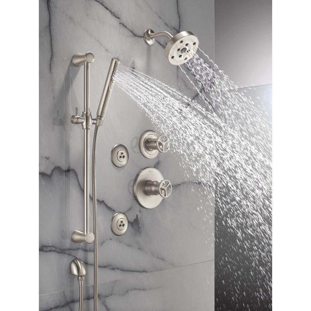 Delta Faucet Stainless 1/2 in. FNPT x MNPSM Solid Brass Elbow 