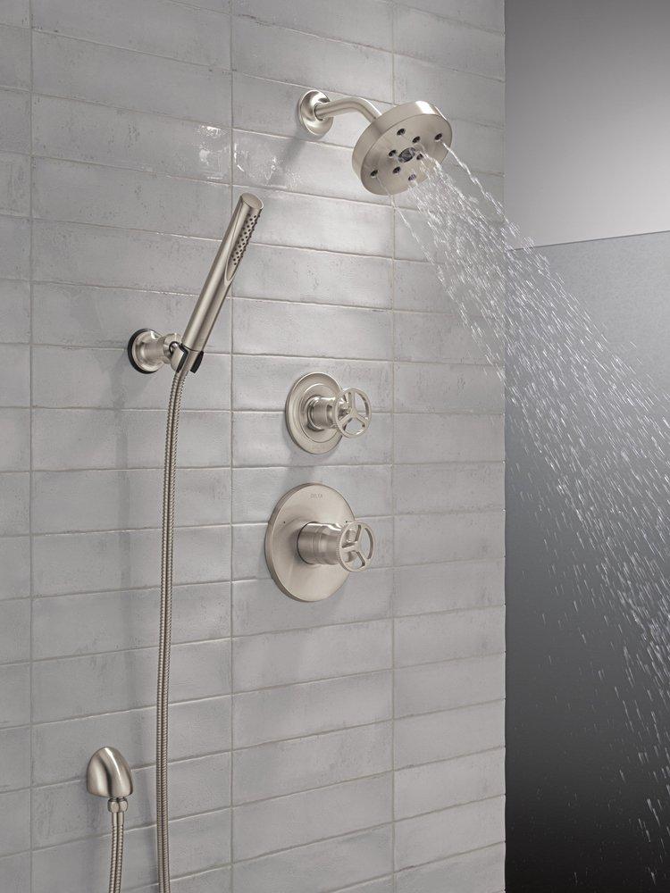 Delta Faucet Stainless 1/2 in. FNPT x MNPSM Solid Brass Elbow 