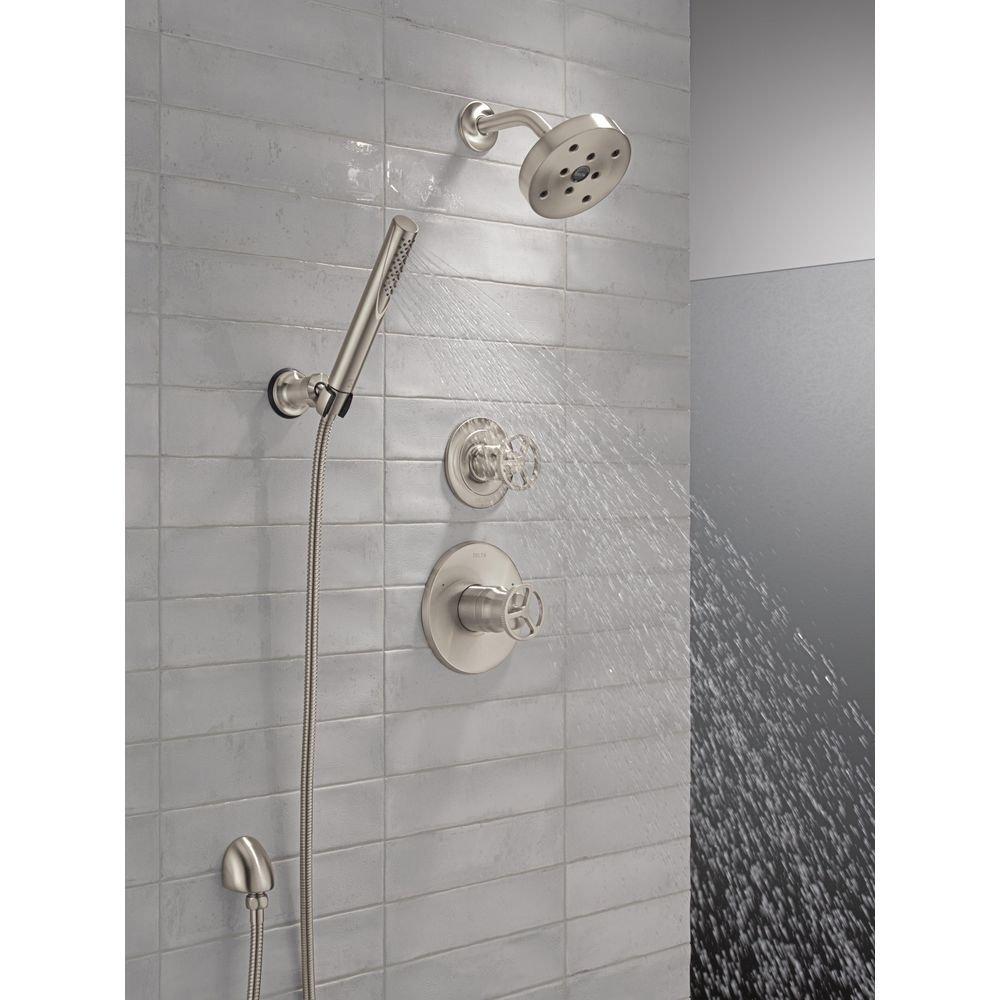 Delta Faucet Stainless 1/2 in. FNPT x MNPSM Solid Brass Elbow 
