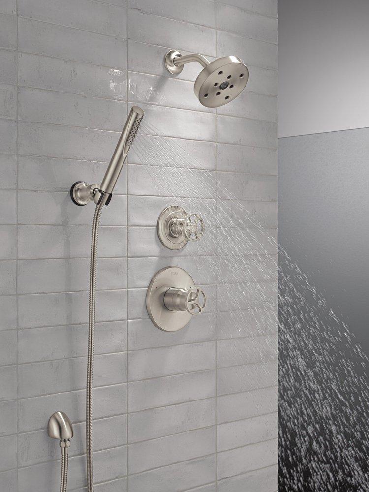 Delta Faucet Stainless 1/2 in. FNPT x MNPSM Solid Brass Elbow 