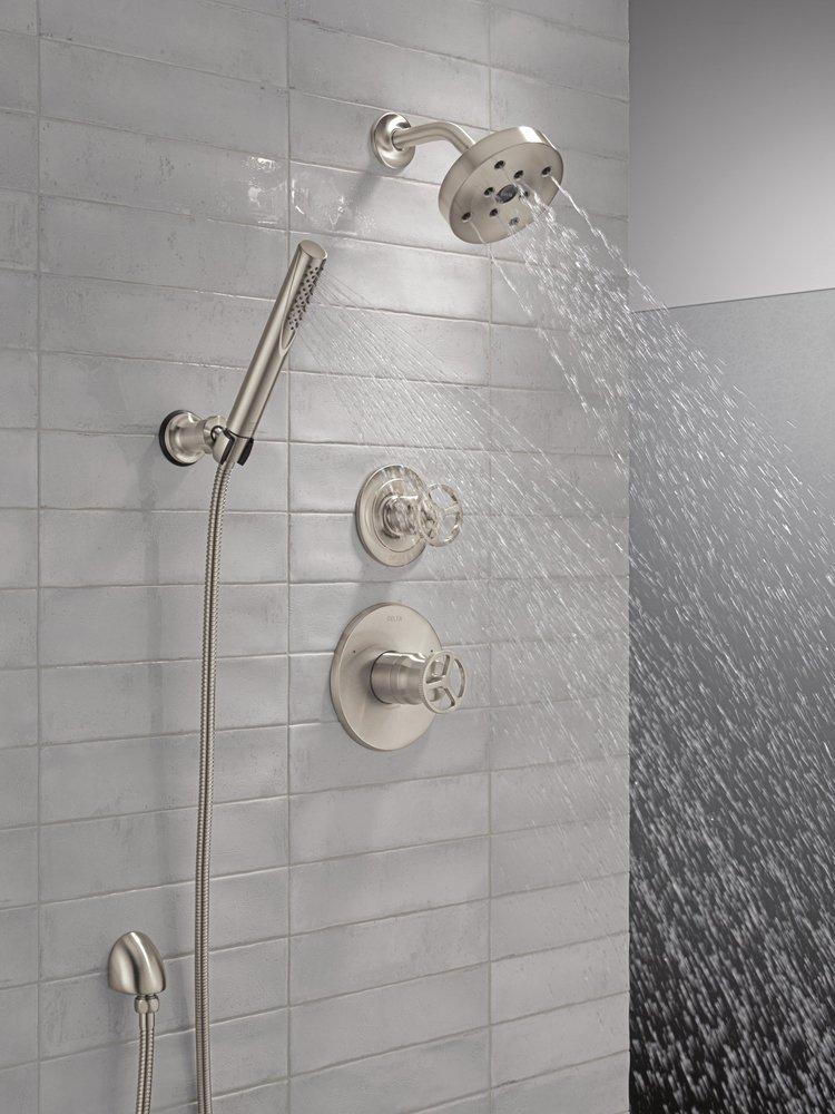 Delta Faucet Stainless 1/2 in. FNPT x MNPSM Solid Brass Elbow 