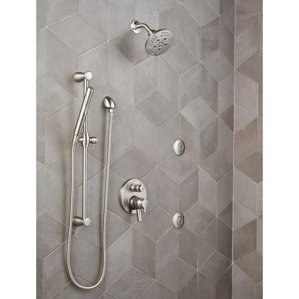 Delta Faucet Stainless 1/2 in. FNPT x MNPSM Solid Brass Elbow 
