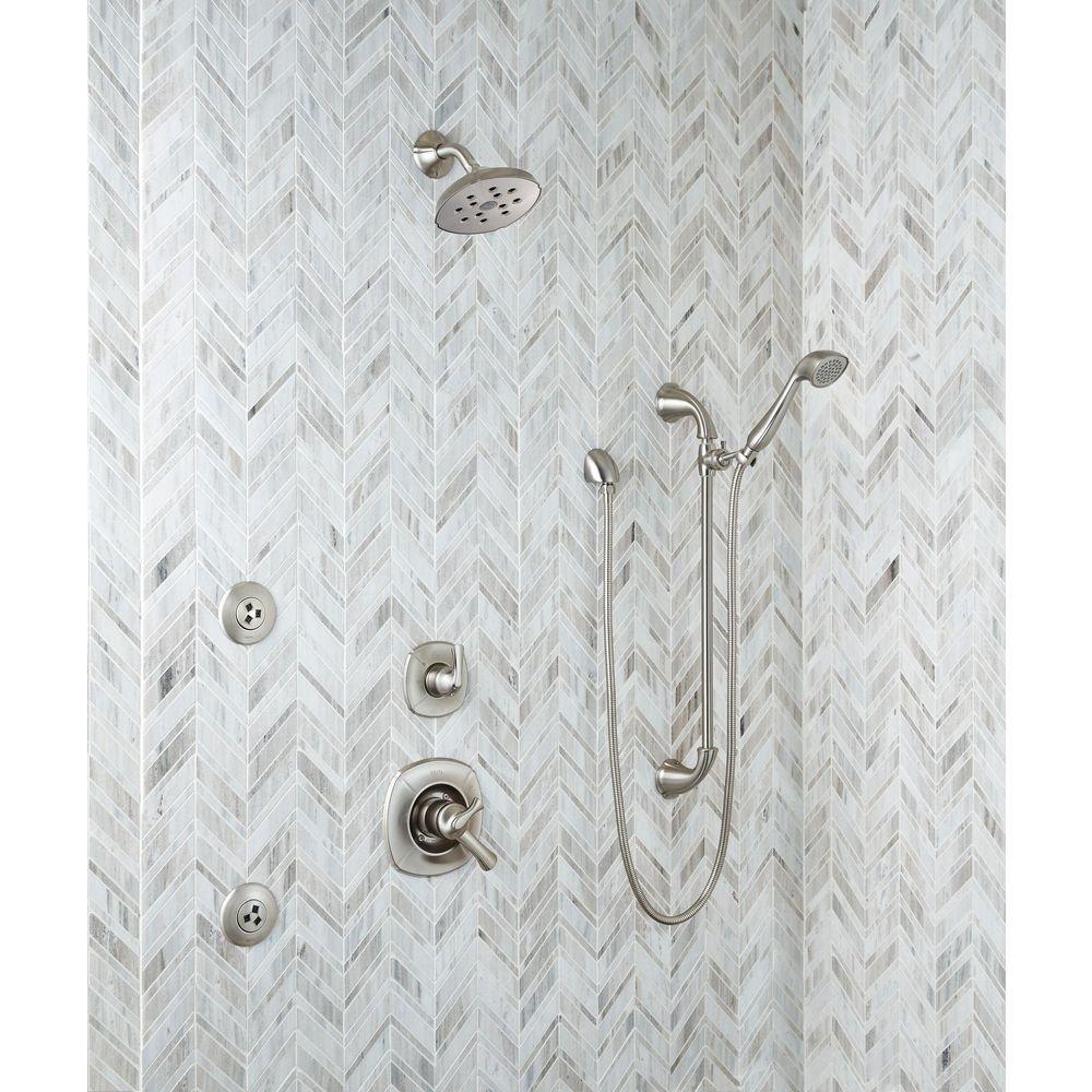 Delta Faucet Stainless 1/2 in. FNPT x MNPSM Solid Brass Elbow 