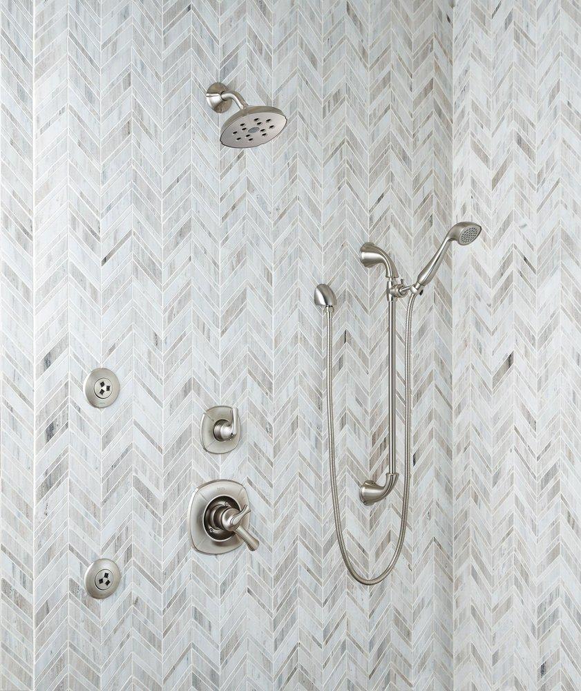 Delta Faucet Stainless 1/2 in. FNPT x MNPSM Solid Brass Elbow 