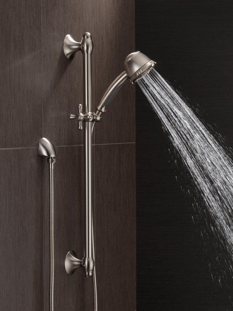 Delta Faucet Stainless 1/2 in. FNPT x MNPSM Solid Brass Elbow 