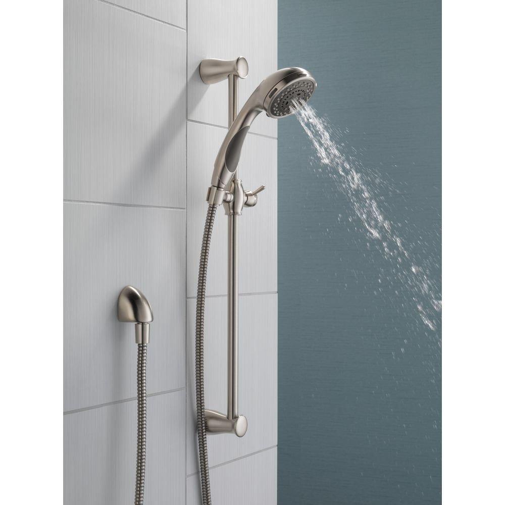 Delta Faucet Stainless 1/2 in. FNPT x MNPSM Solid Brass Elbow 