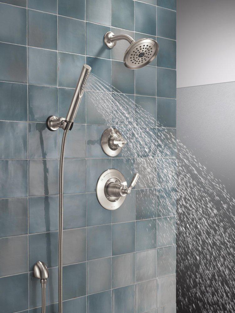 Delta Faucet Stainless 1/2 in. FNPT x MNPSM Solid Brass Elbow 