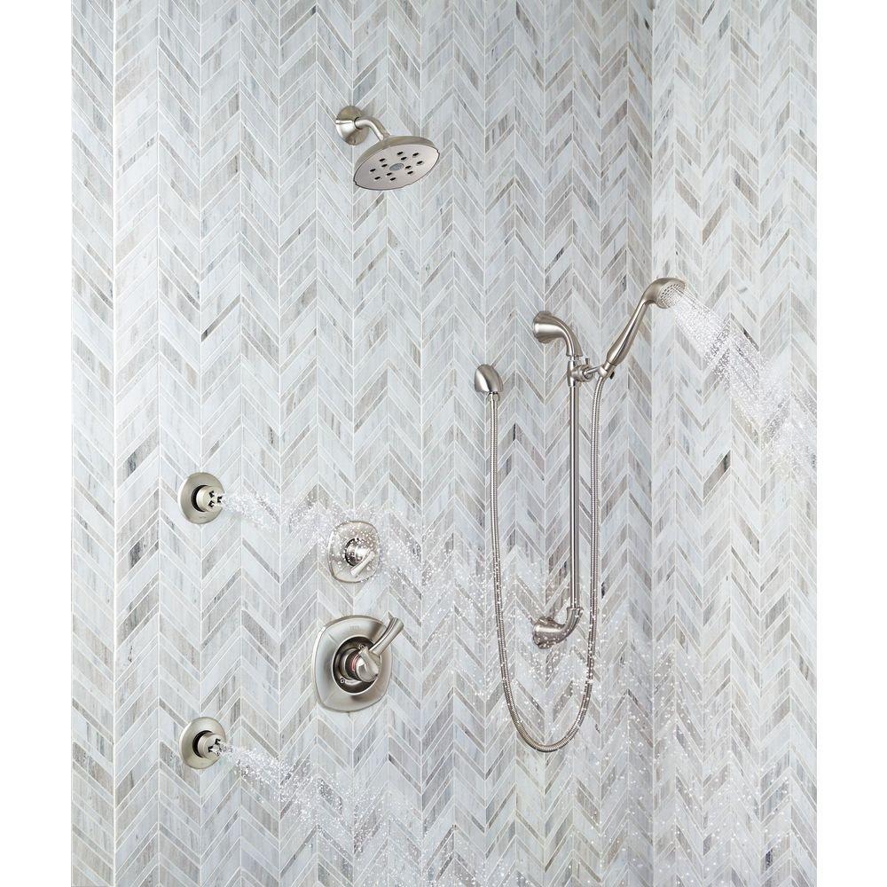 Delta Faucet Stainless 1/2 in. FNPT x MNPSM Solid Brass Elbow 