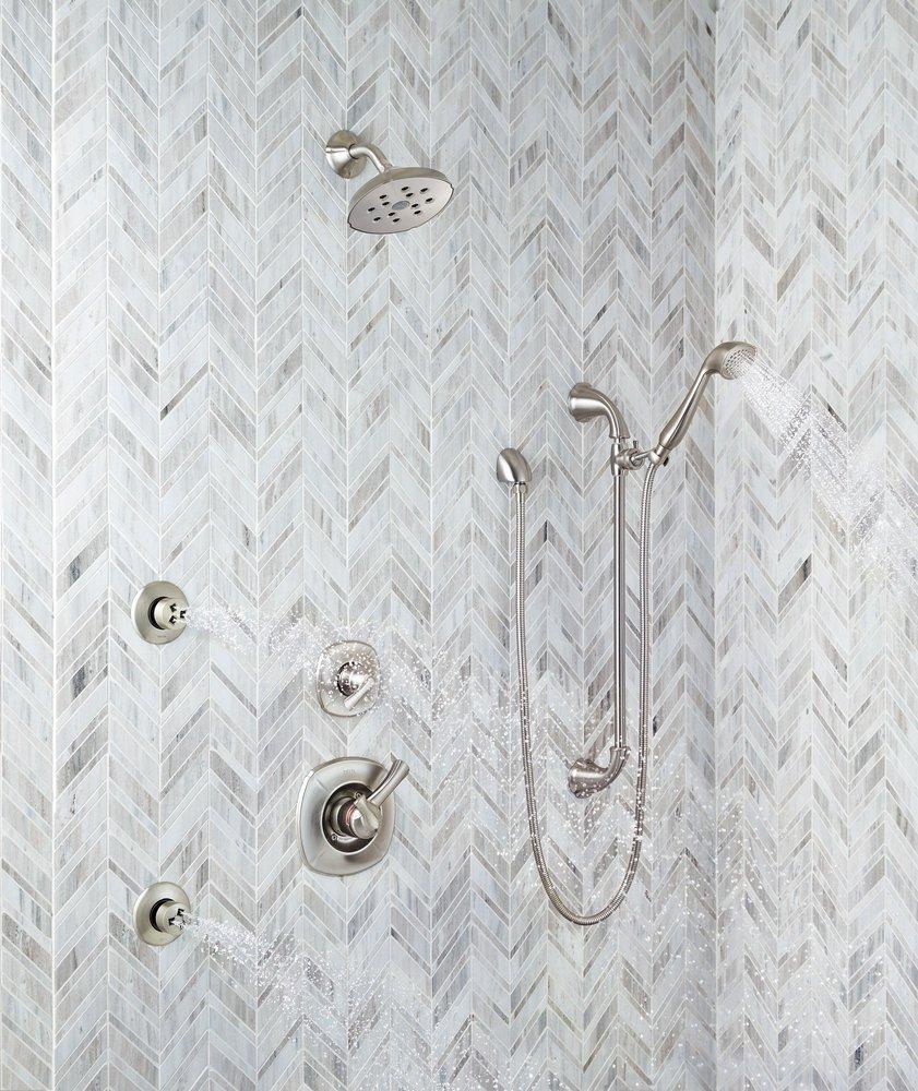 Delta Faucet Stainless 1/2 in. FNPT x MNPSM Solid Brass Elbow 