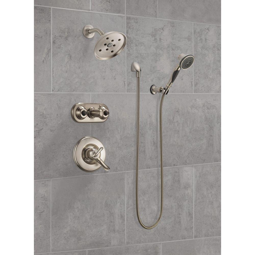 Delta Faucet Stainless 1/2 in. FNPT x MNPSM Solid Brass Elbow 