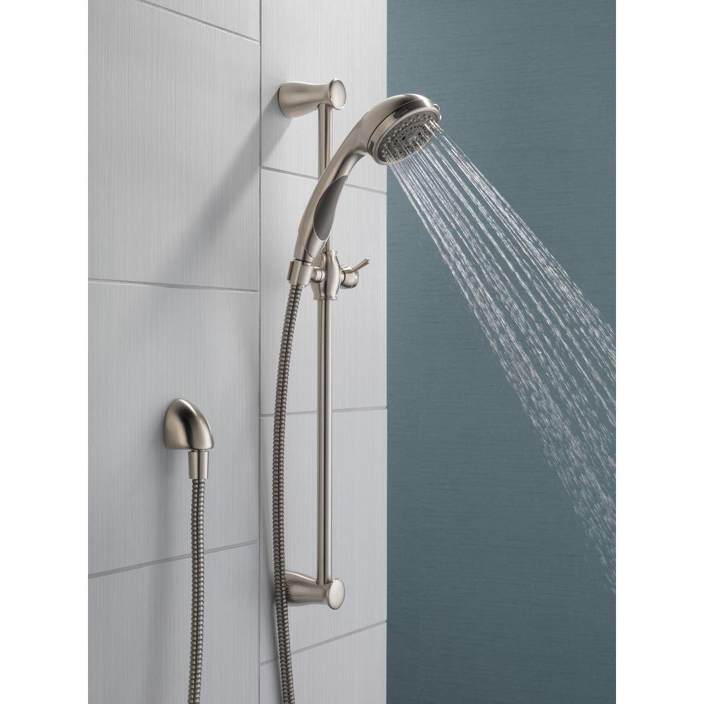 Delta Faucet Stainless 1/2 in. FNPT x MNPSM Solid Brass Elbow 
