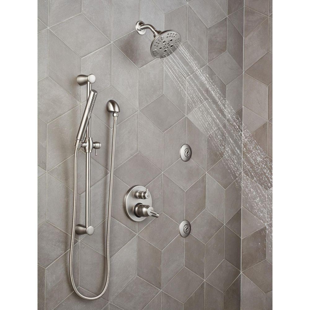 Delta Faucet Stainless 1/2 in. FNPT x MNPSM Solid Brass Elbow 