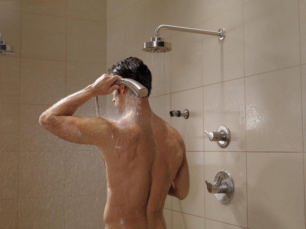 Delta Faucet Stainless 1/2 in. FNPT x MNPSM Solid Brass Elbow 