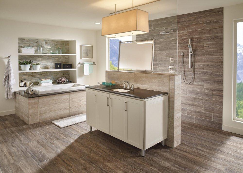 Delta Faucet Stainless 1/2 in. FNPT x MNPSM Solid Brass Elbow 