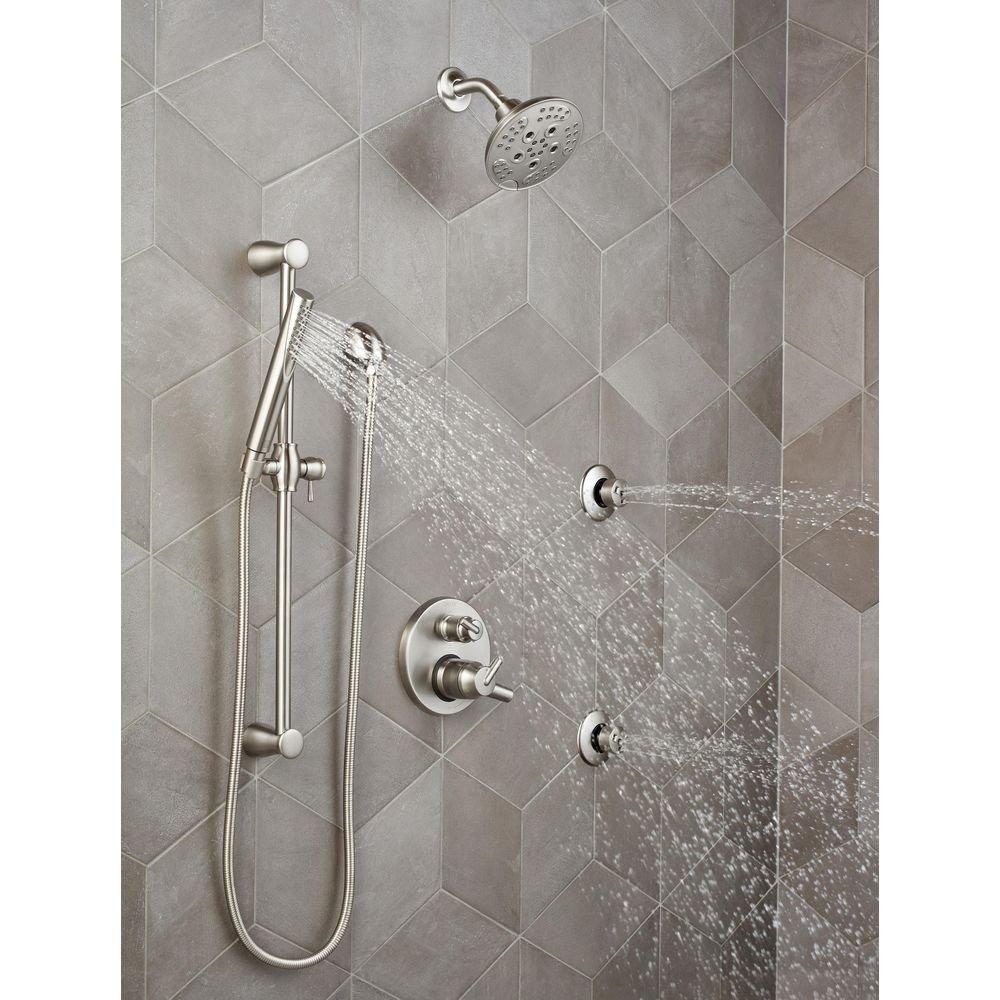 Delta Faucet Stainless 1/2 in. FNPT x MNPSM Solid Brass Elbow 