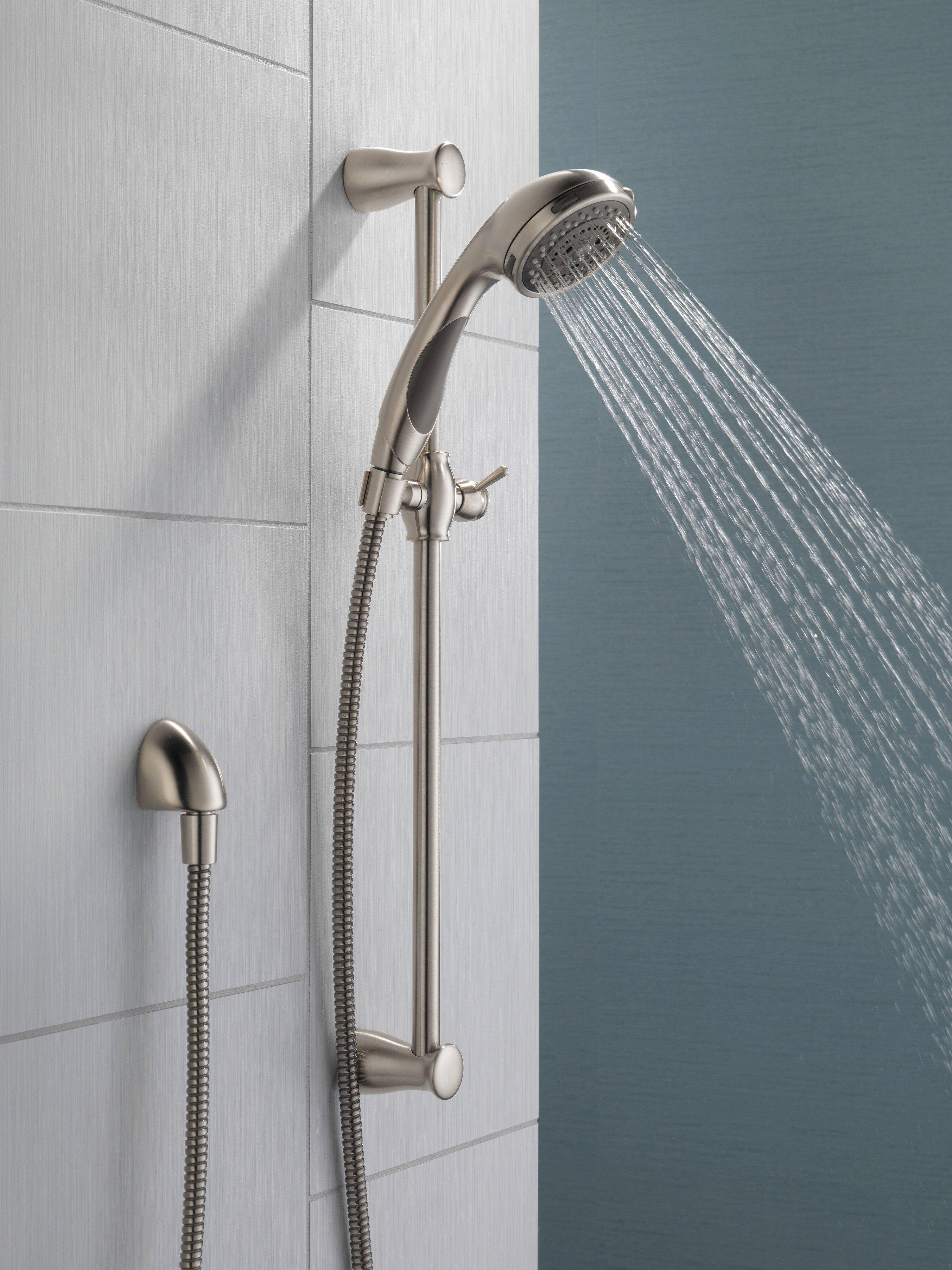 Delta Faucet Stainless 1/2 in. FNPT x MNPSM Solid Brass Elbow 