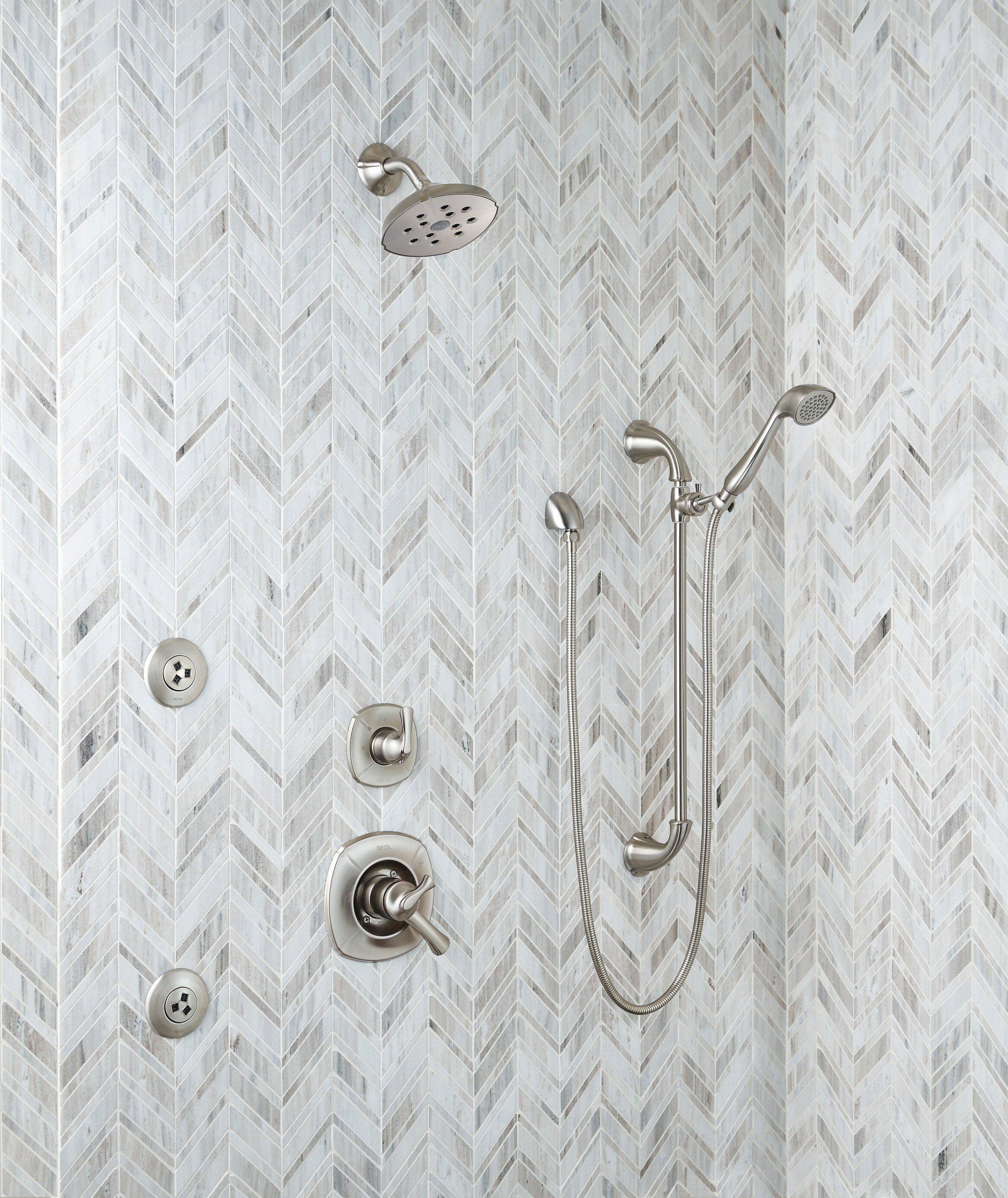 Delta Faucet Stainless 1/2 in. FNPT x MNPSM Solid Brass Elbow 
