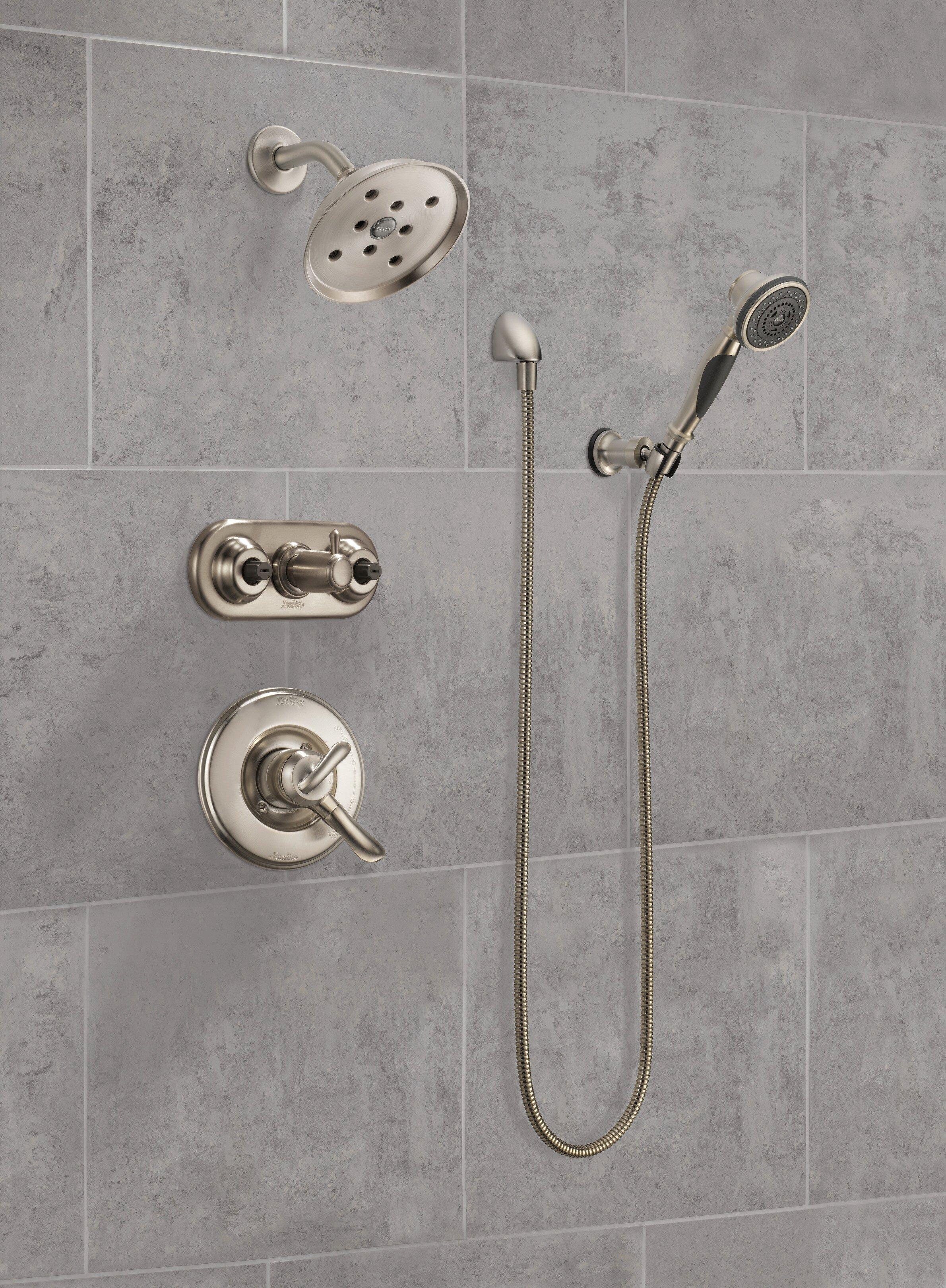 Delta Faucet Stainless 1/2 in. FNPT x MNPSM Solid Brass Elbow 