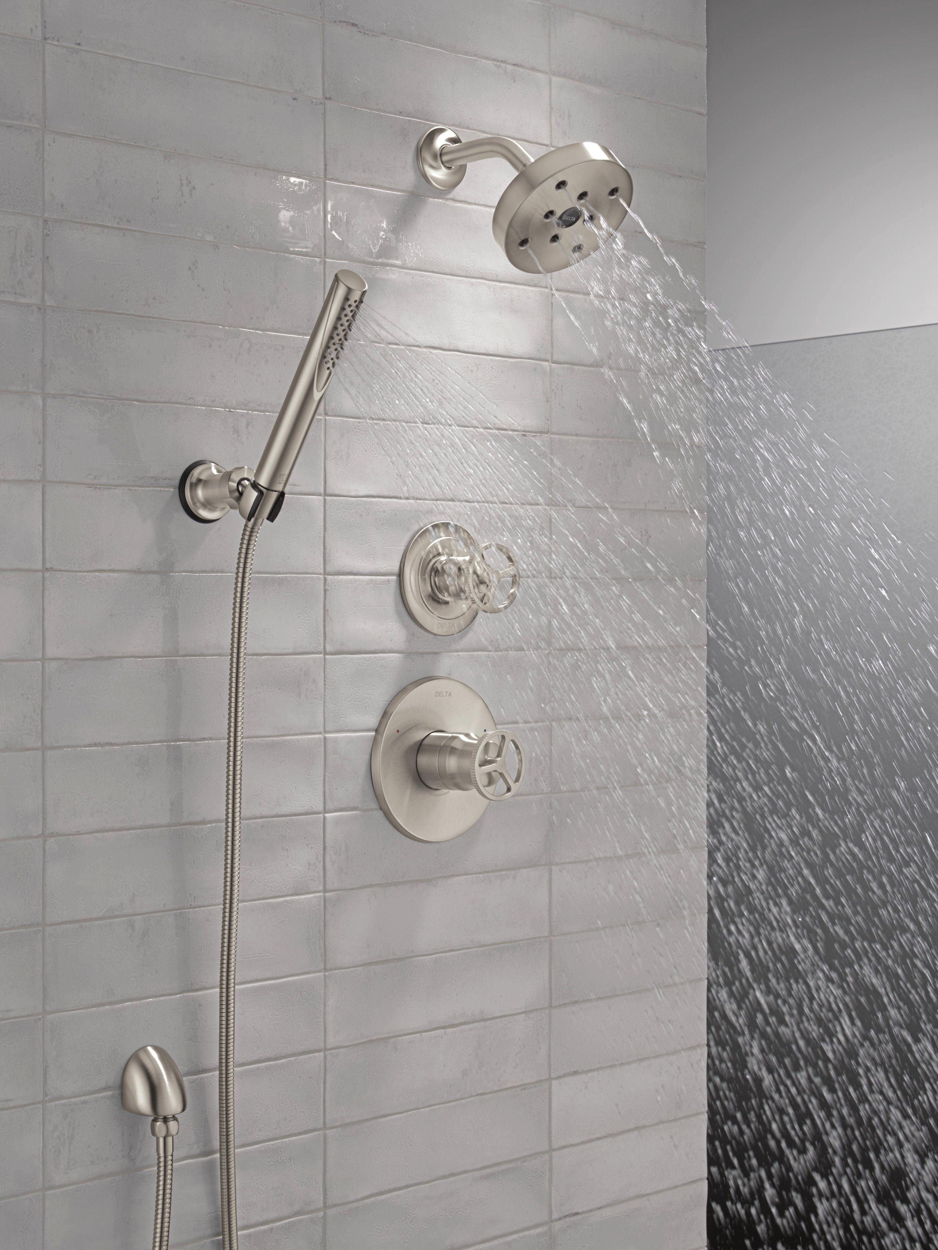 Delta Faucet Stainless 1/2 in. FNPT x MNPSM Solid Brass Elbow 