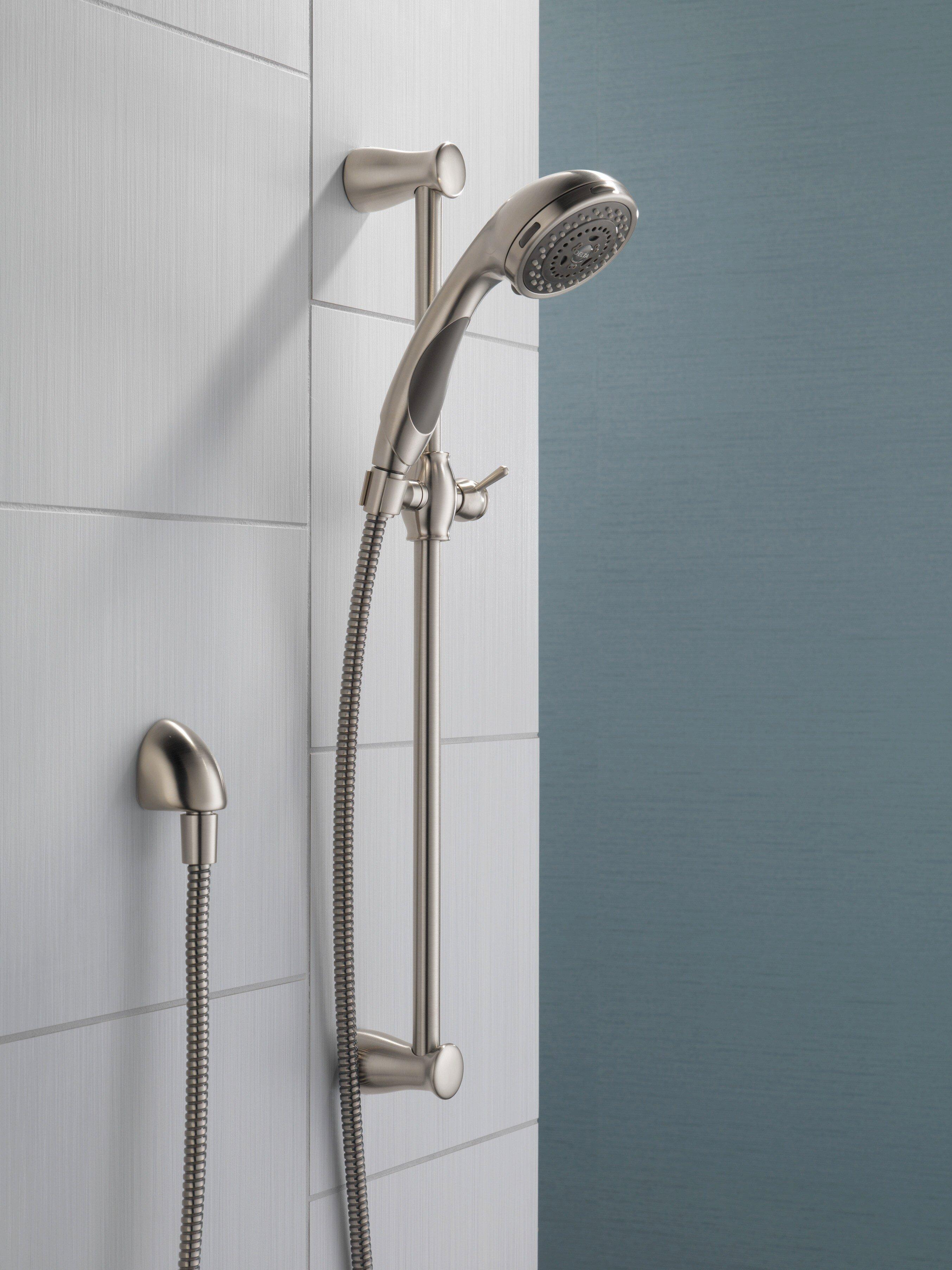 Delta Faucet Stainless 1/2 in. FNPT x MNPSM Solid Brass Elbow 